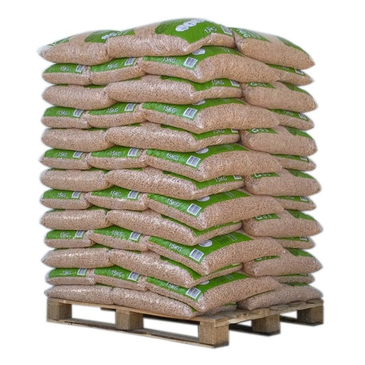 Pellet din pellets – palette de 65 sacs de 15 kg